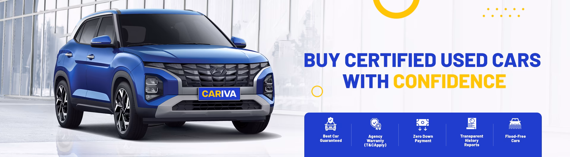 Cariva promotional offer banner
